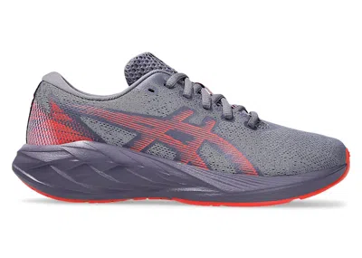 Pre-owned Asics Novablast 5 Sneakers In Greyish Purple/coral Reef