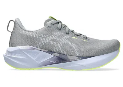Pre-owned Asics Novablast 5 (women's) Sneakers In Gravel/blue Fade