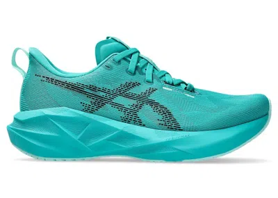 Pre-owned Asics Novablast 5 (women's) Sneakers In Wave Teal/black