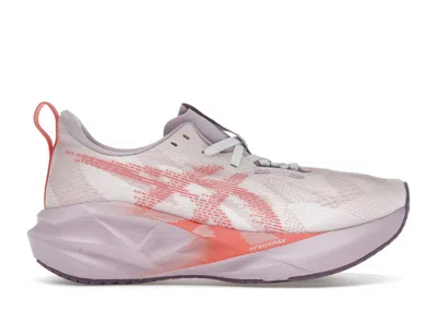 Pre-owned Asics Novablast 5 (women's) Sneakers In White/coral Reef