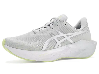 Asics Novablast 6 Platinum Men's Running Shoes Platinum/glow Green: 11.5 D - Medium In Gray