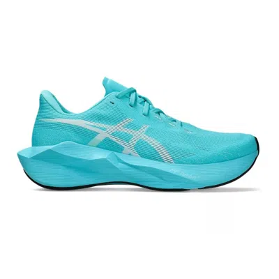 Asics Novablast 6 Running Shoes Blue White Aw26 In Green