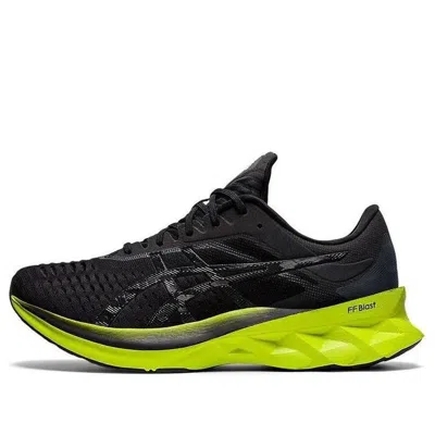 Asics Novablast 'black Lime Zest'