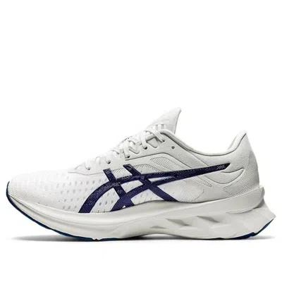Asics Novablast Sps 'white Blue' In Gray