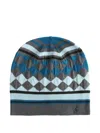 Asics Novalis Aquifolia Beanie In Blue