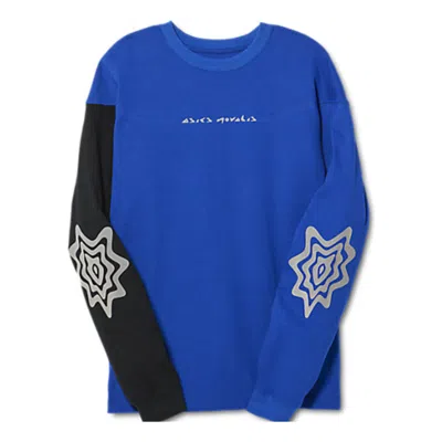 Asics Novalis Bixance Long Sleeve Top 'blue Obsidian Black'