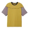 Asics Novalis Bixance T-shirt Medallion Yellow / Obsidian Black In Multi