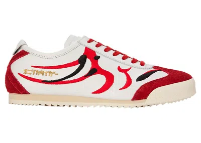 Pre-owned Asics Onitsuka Tiger Mexico 66 Deluxe Nm Kumadori (women's) Sneakers In White/classic Red In Multi