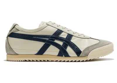 Pre-owned Asics Onitsuka Tiger Mexico 66 Deluxe Nm (women's) Sneakers In Birch/indigo Blue In Multi