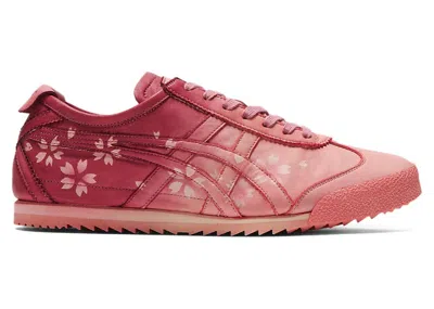 Pre-owned Asics Onitsuka Tiger Mexico 66 Deluxe Nm (women's) Sneakers In Ginger Peach/dark Cherry In Multi