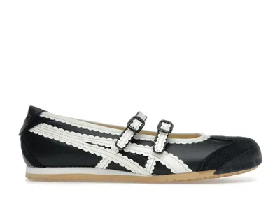 Pre-owned Asics Onitsuka Tiger Mexico 66 Tgrs (women's) Sneakers In Black/cream In Multi