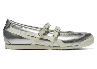 Pre-owned Asics Onitsuka Tiger Mexico 66 Tgrs (women's) Sneakers In Silver/cream