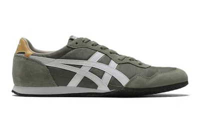 Pre-owned Asics Onitsuka Tiger Serrano Burnt Olive White In Burnt Olive/white