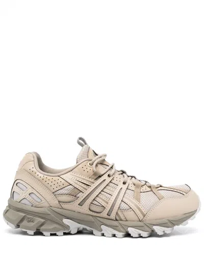 Asics Panelled Low-top Sneakers In Neutrals