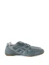 Asics Panelled Mesh Sneakers In Blue