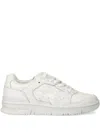 Asics Perforated Panelled Low-top Sneakers In White