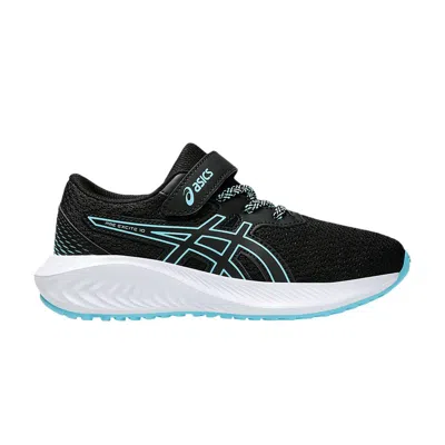 Pre-owned Asics Pre Excite 10 Ps 'black Bright Cyan' | Kid's Size 10