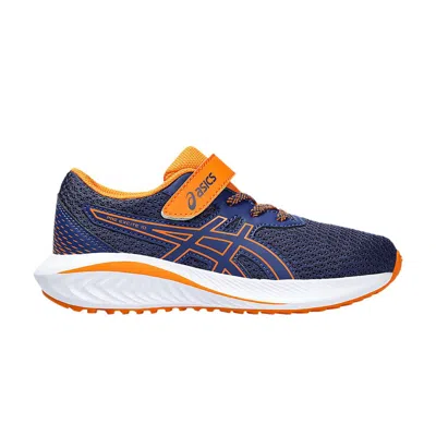 Pre-owned Asics Pre Excite 10 Ps 'deep Ocean Bright Orange' | Blue | Kid's Size 10