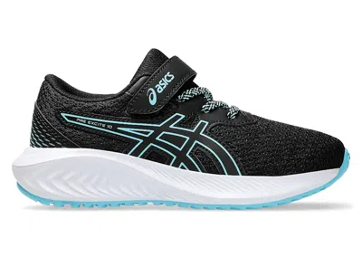 Pre-owned Asics Pre Excite 10 Sneakers In Black/bright Cyan In Multi