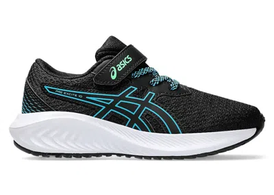 Pre-owned Asics Pre Excite 10 Sneakers In Black/digital Aqua
