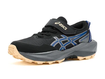 Asics Pre Venture 11 Pre-school (toddler/little Kid) Kids Shoes Black/ Blue : 2.5 Little Kid M, Texti