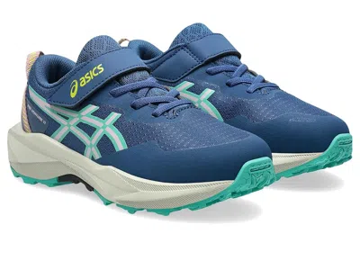 Asics Pre Venture 11 Pre-school (toddler/little Kid) Kids Shoes Twilight Blue/aurora Green : 1.5 Little Ki