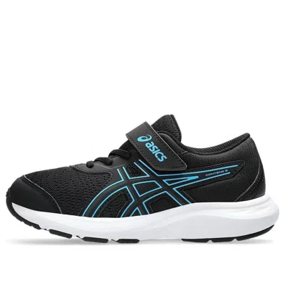 Asics (ps)  Contend 9 'black Digital Aqua' In Multi