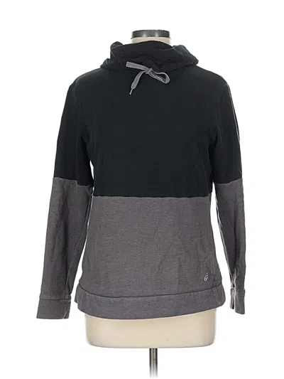 Pre-owned Asics Pullover Hoodie In Gray