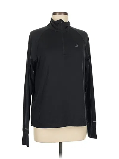 Pre-owned Asics Pullover Sweater In Black