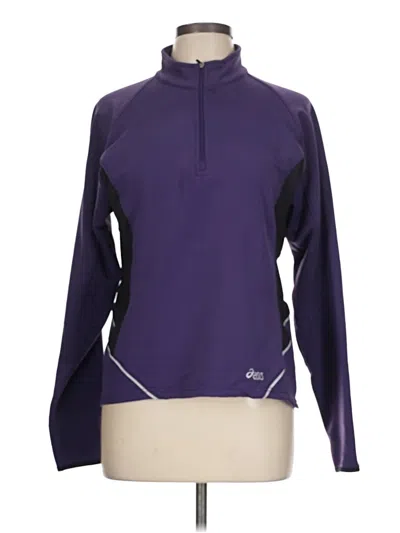 Pre-owned Asics Pullover Sweater In Purple