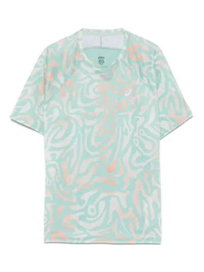 Asics Road Lite T-shirt In Green
