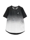 Asics Road Mesh-panel Printed T-shirt In Multi