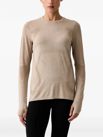 Asics Road Seamless Long-sleeve T-shirt In 뉴트럴