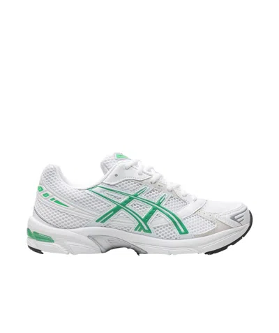 Asics Round-head Sneakers In 100 White/malachite Green
