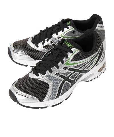 Asics Round Toe Sneakers In Black