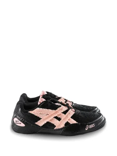 Asics Ruffled-trim Sneakers In Black
