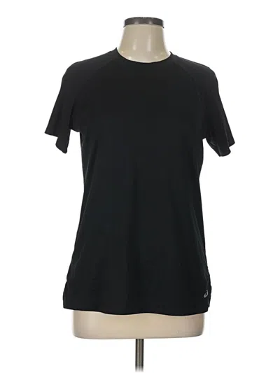 Pre-owned Asics Short Sleeve T-shirt In Black