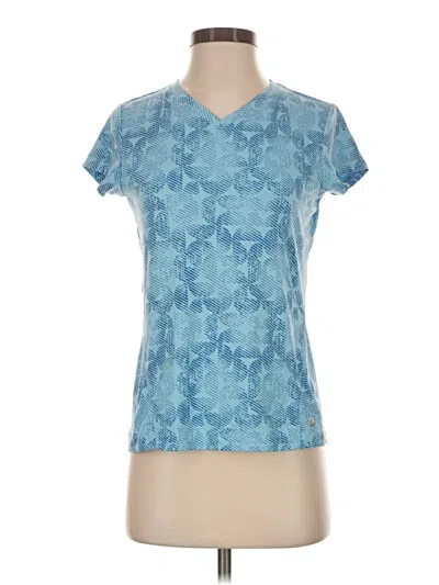 Pre-owned Asics Short Sleeve T-shirt In Blue