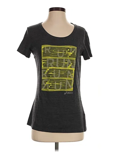 Pre-owned Asics Short Sleeve T-shirt In Gray