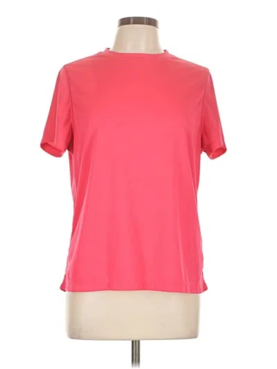 Pre-owned Asics Short Sleeve T-shirt In Pink