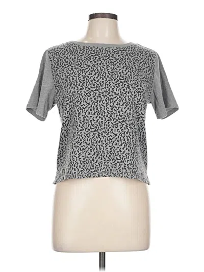 Pre-owned Asics Short Sleeve T-shirt In Silver
