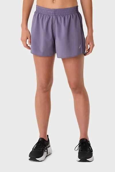 Asics Silver 4in Running Short In Greyish Purple, Women's At Urban Outfitters