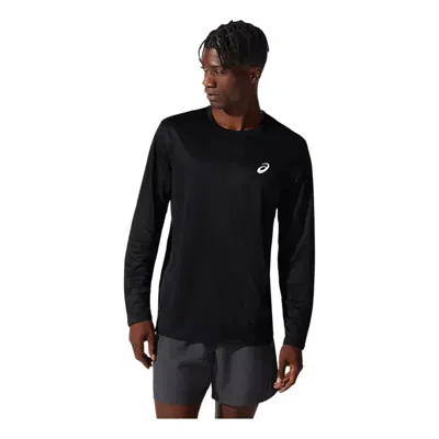 Asics Silver Long Sleeve Top 'performance Black'