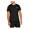 Asics Silver Short Sleeve Top 'performance Black'