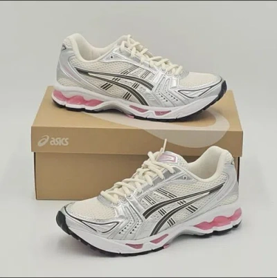 Pre-owned Asics Size 8 Men's -  Gel-kayano 14 Cream Sweet Pink (1203a537-103) Brand In White
