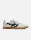 Asics Womens Oatmeal Black Skyhand Og Suede Low-top Trainers In White