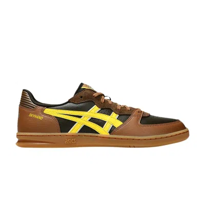 Pre-owned Asics Skyhand Og 'black Coffee Tai Chi Yellow' In Brown