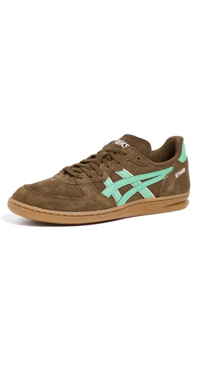 Asics Unisex Skyhand Og Sneakers In Driftwood In Multi