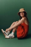 Asics Womens Oatmeal Black Skyhand Og Suede Low-top Trainers In White