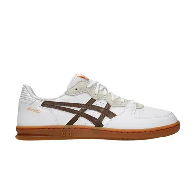Pre-owned Asics Skyhand Og 'white Mahogany' | Men's Size 10.5